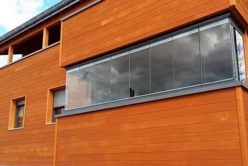 Balcon en verre