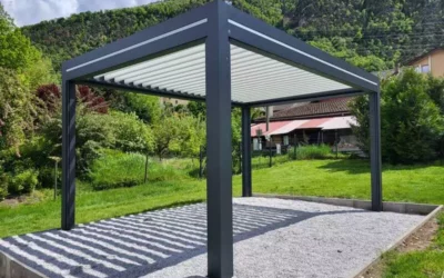 Pergola Bioclimatique dans la Vallée du Rhône