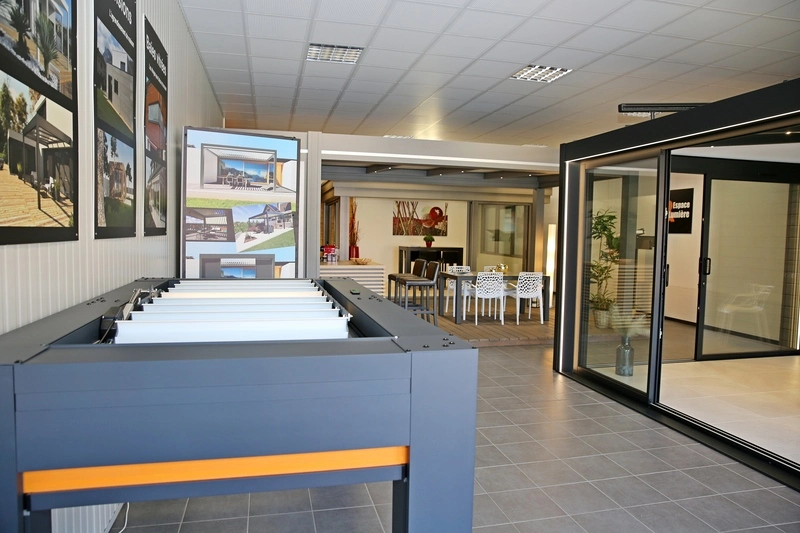 Entrée du Showroom de Martigny